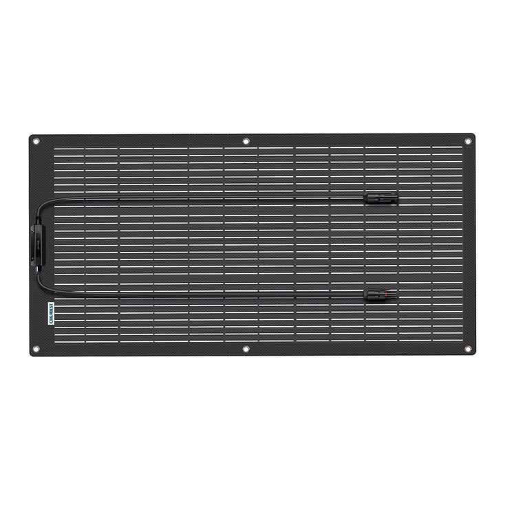 CREABEST Flexible Solar Panel 100W per Camping Wohnmobil Wohnwagen Solaranlage für Boote