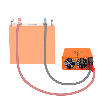 CREABEST 2000W Wechselrichter 12V auf 230V Reiner Sinus für Wohnmobil, Off Grid mit FI-Schalter, NVS, USV, R10, Wechselrichterkabel 35 mm² & AC Kabel