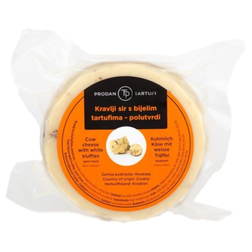 Truffle cheese with white truffles | Cow cheese (Prodan) approx. 330g