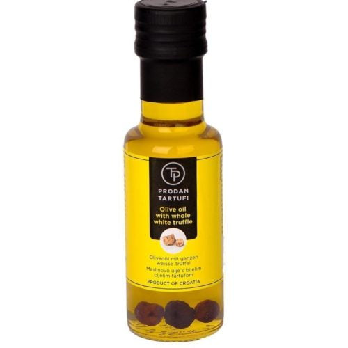 Truffle oil | Olive oil with whole white truffle