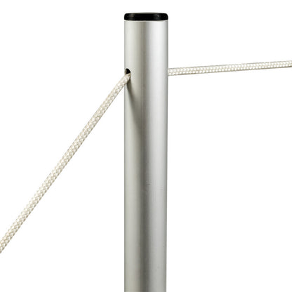 Aufblasbarer PVC-Laufsteg 240 cm und Handlauf-Set aus Aluminium 240 cm