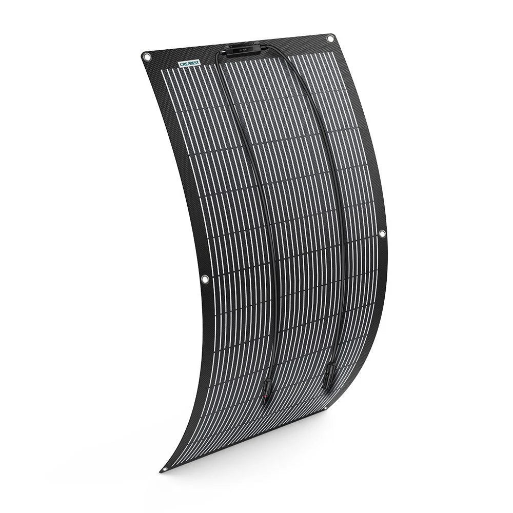 CREABEST Flexible Solar Panel 150W per Camping Wohnmobil Wohnwagen Solaranlage für Boote