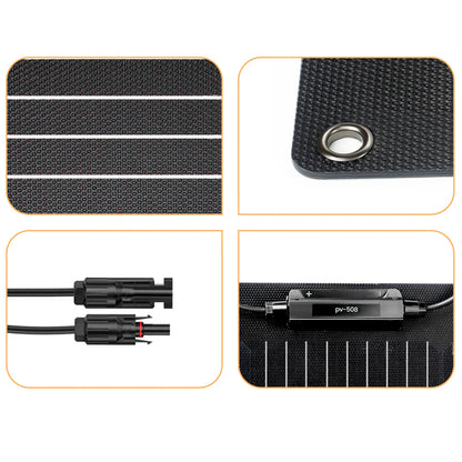 CREABEST Flexible Solar Panel 150W per Camping Wohnmobil Wohnwagen Solaranlage für Boote