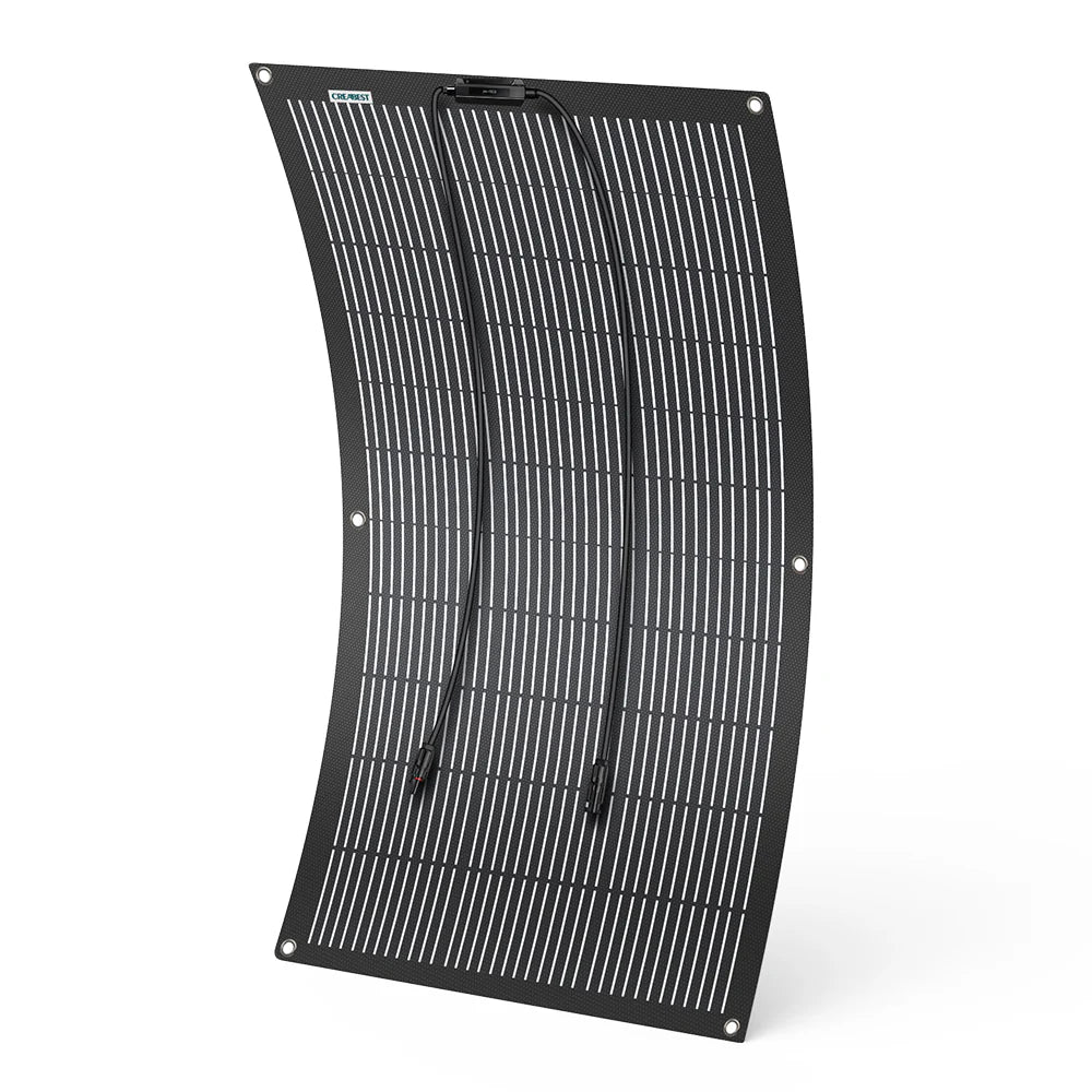 CREABEST Flexible Solar Panel 150W per Camping Wohnmobil Wohnwagen Solaranlage für Boote