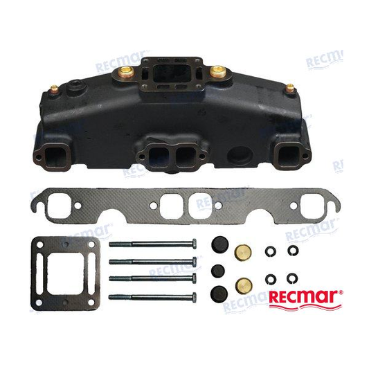 Mercruiser Auspuffkrümmer V 8 GM inkl. Dichtungen und Schrauben (Wet Joint)