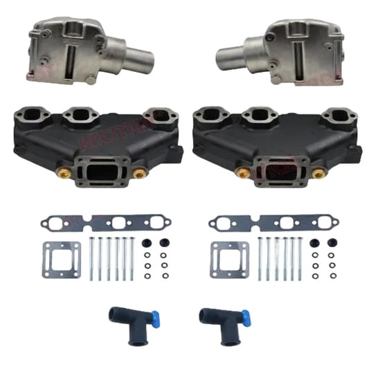 MERCRUISER Abgaskrümmer Satz V6 1985-2002