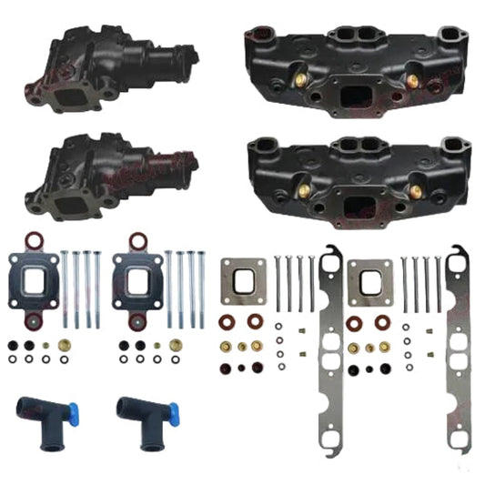 EXHAUST Abgaskrümmer Set 2002+ GM305/350/377 V8 D