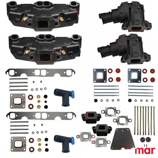 MERCRUISER Abgaskrümmer Satz 2002+ GM305/350/377 V8 D