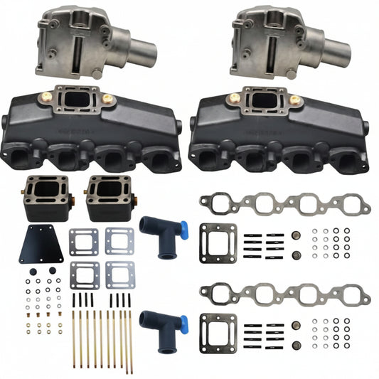 MERCRUISER Abgaskrümmer Satz 1981+ GM454 /330/340/370