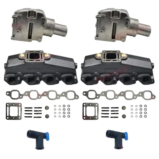 MERCRUISER Abgaskrümmer Satz 1981+ GM454 /330/340/370