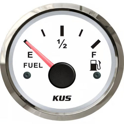 Instrumentenset von KUS für Benzin-Innenbordmotoren (EU-Norm), weiß mit GPS bis 30 Knoten