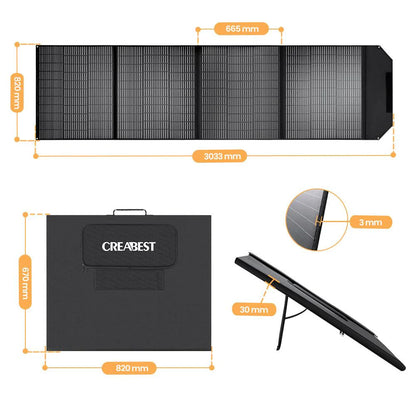Faltbares Solarpanel 400W für Powerstation Camping Wohnmobil