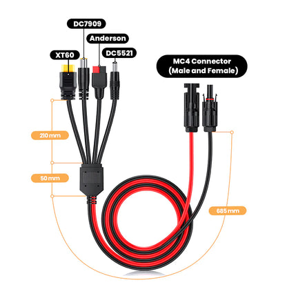 Faltbares Solarpanel 300W für Powerstation Camping Wohnmobil