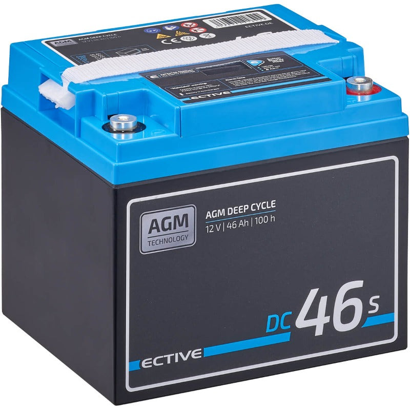 ECTIVE DC S AGM Deep Cycle mit LCD-Anzeige Versorgungsbatterie