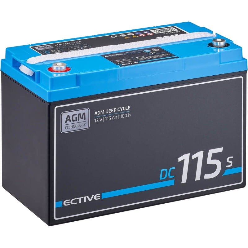 ECTIVE DC S AGM Deep Cycle mit LCD-Anzeige Versorgungsbatterie