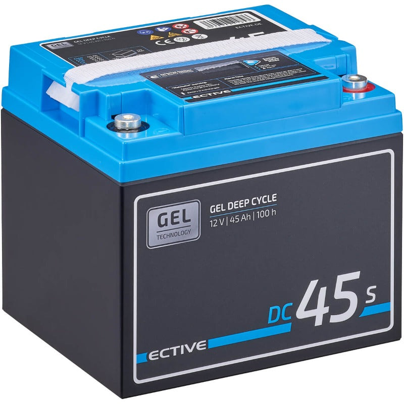 ECTIVE DC S GEL Deep Cycle mit LCD-Anzeige Versorgungsbatterie