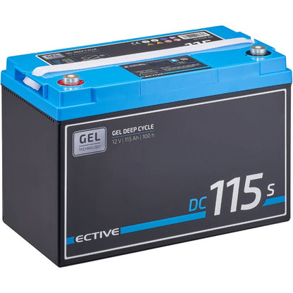 ECTIVE DC S GEL Deep Cycle mit LCD-Anzeige Versorgungsbatterie