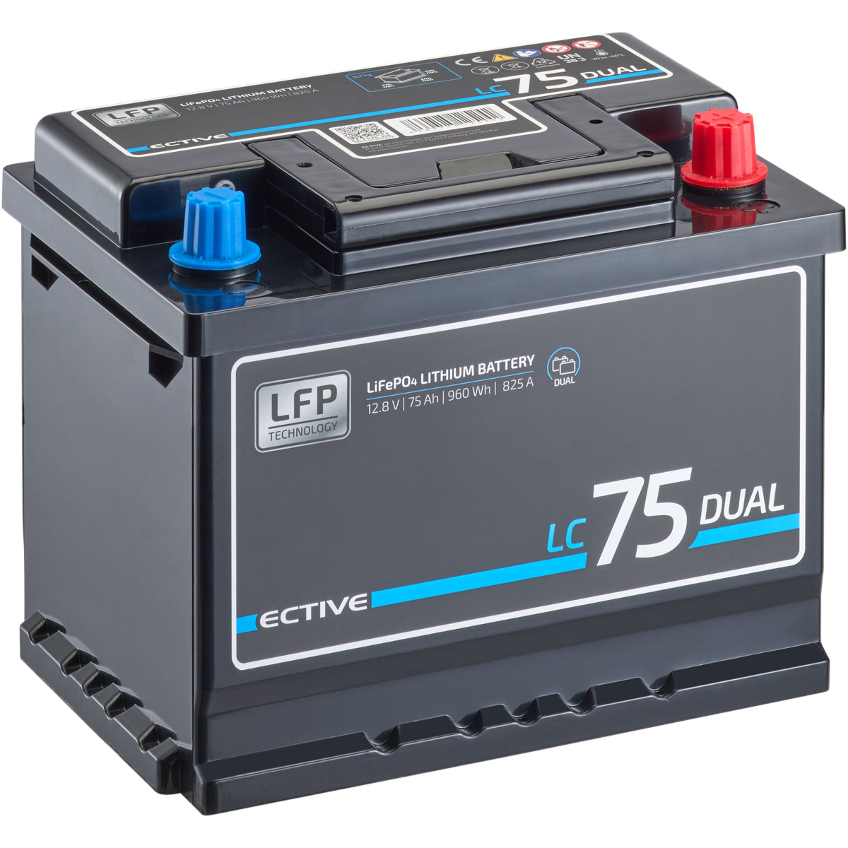 ECTIVE LC 105 dual supply battery 105Ah 12V 1344Wh 1100A