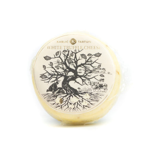 Truffle cheese with white truffles | Cow cheese (Karlic) approx. 340g