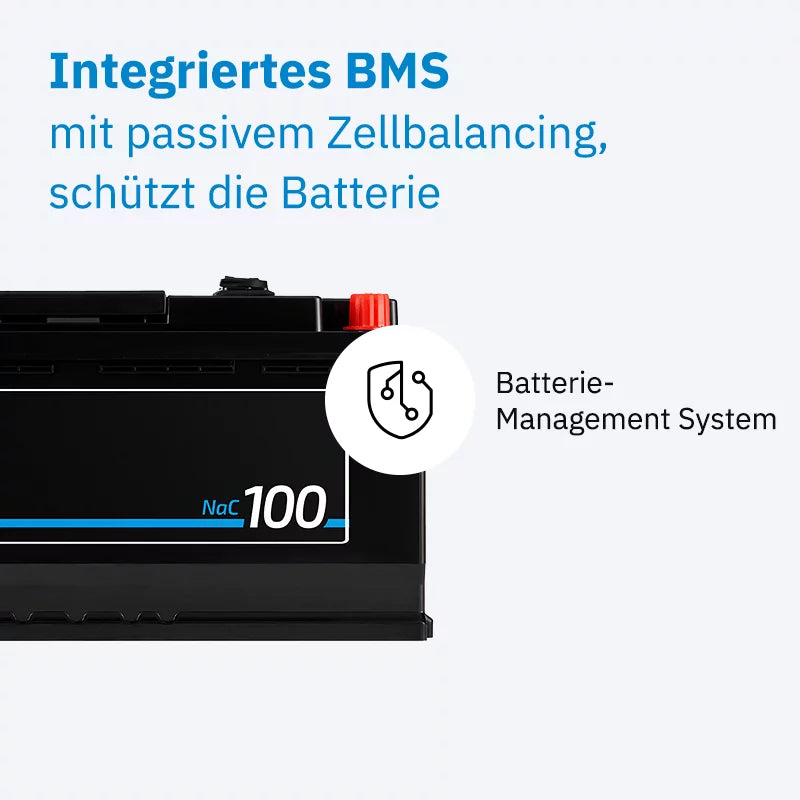 ECTIVE NaC 100 BT 12 V Natrium Versorgungsbatterie 100 Ah