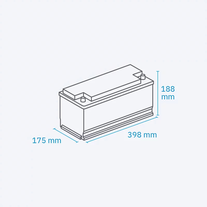 ECTIVE NaC 100 BT 12 V Natrium Versorgungsbatterie 100 Ah