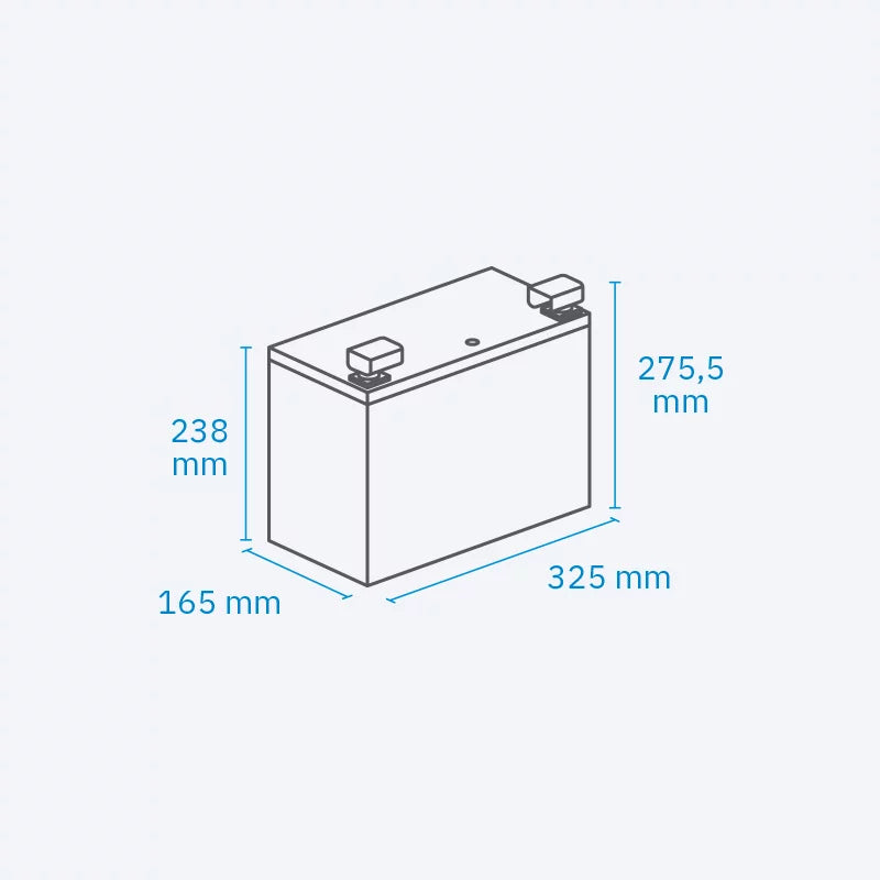 ECTIVE NaC 120 BT 12 V Natrium Moverbatterie 120 Ah