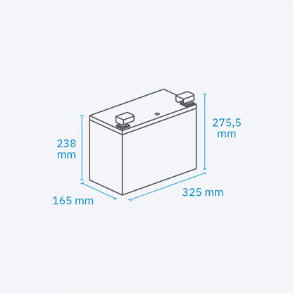 ECTIVE NaC 120 BT 12 V Natrium Moverbatterie 120 Ah
