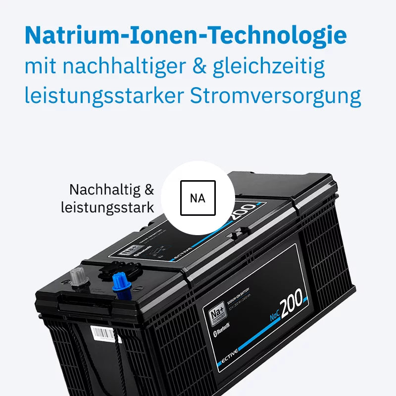 ECTIVE NaC 200 BT 12 V Natrium Versorgungsbatterie 200 Ah