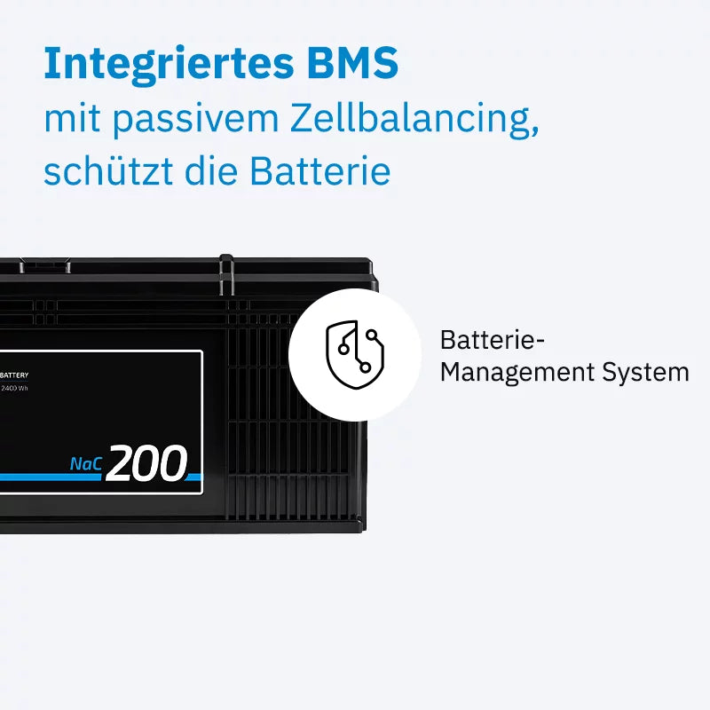 ECTIVE NaC 200 BT 12 V Natrium Versorgungsbatterie 200 Ah