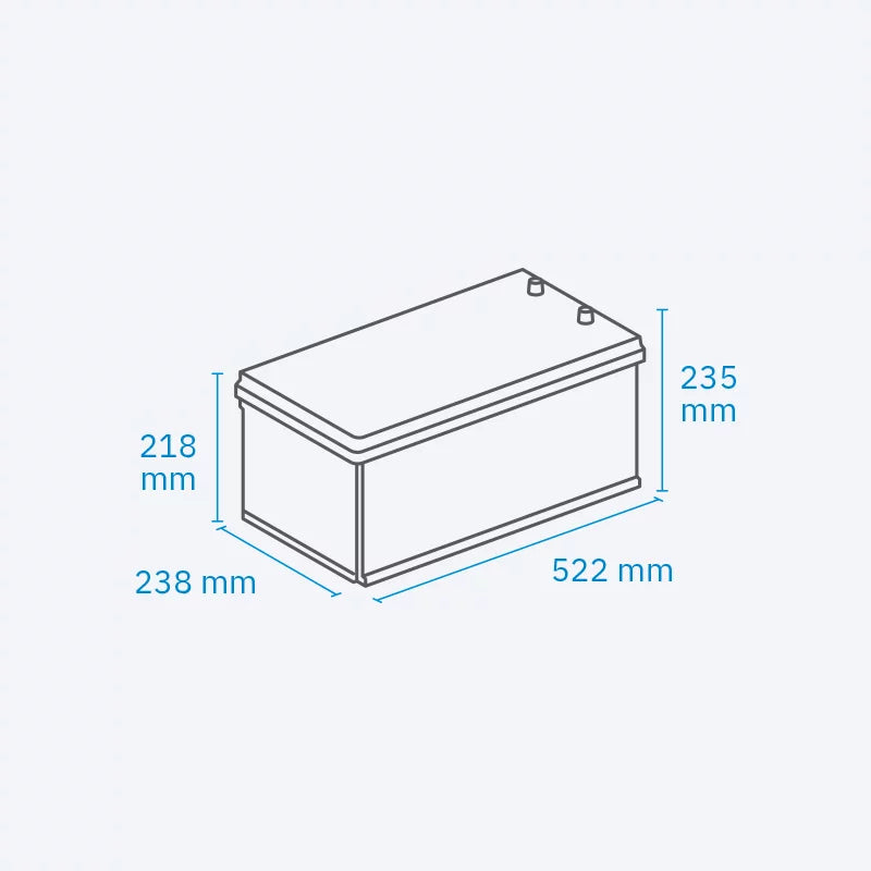ECTIVE NaC 200 BT 12 V Natrium Versorgungsbatterie 200 Ah