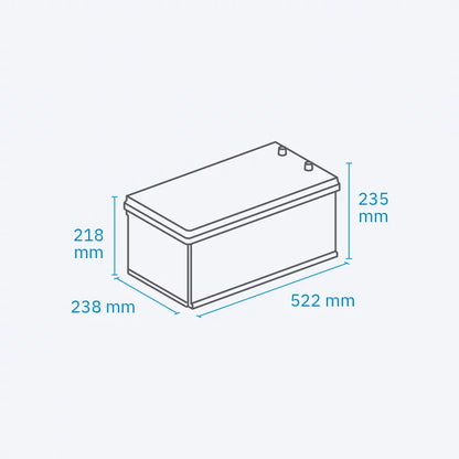 ECTIVE NaC 200 BT 12 V Natrium Versorgungsbatterie 200 Ah