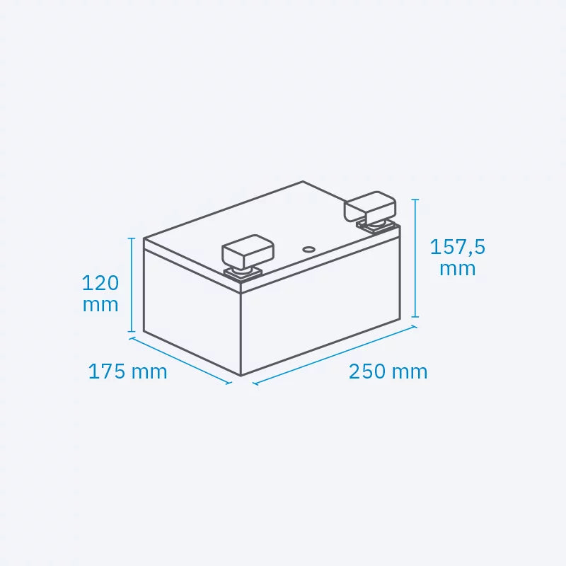 ECTIVE NaC 40 BT 12 V Natrium Moverbatterie 40 Ah