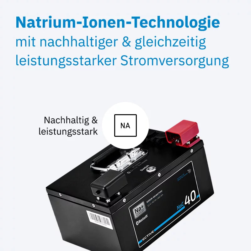 ECTIVE NaC 40 BT 12 V Natrium Moverbatterie 40 Ah