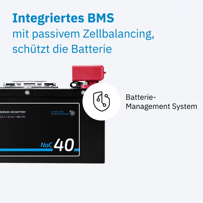 ECTIVE NaC 40 BT 12 V Natrium Moverbatterie 40 Ah