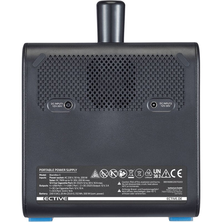 ECTIVE BlackBox Reine Sinuswelle 230V LiFePO4-Lithiumbatterie