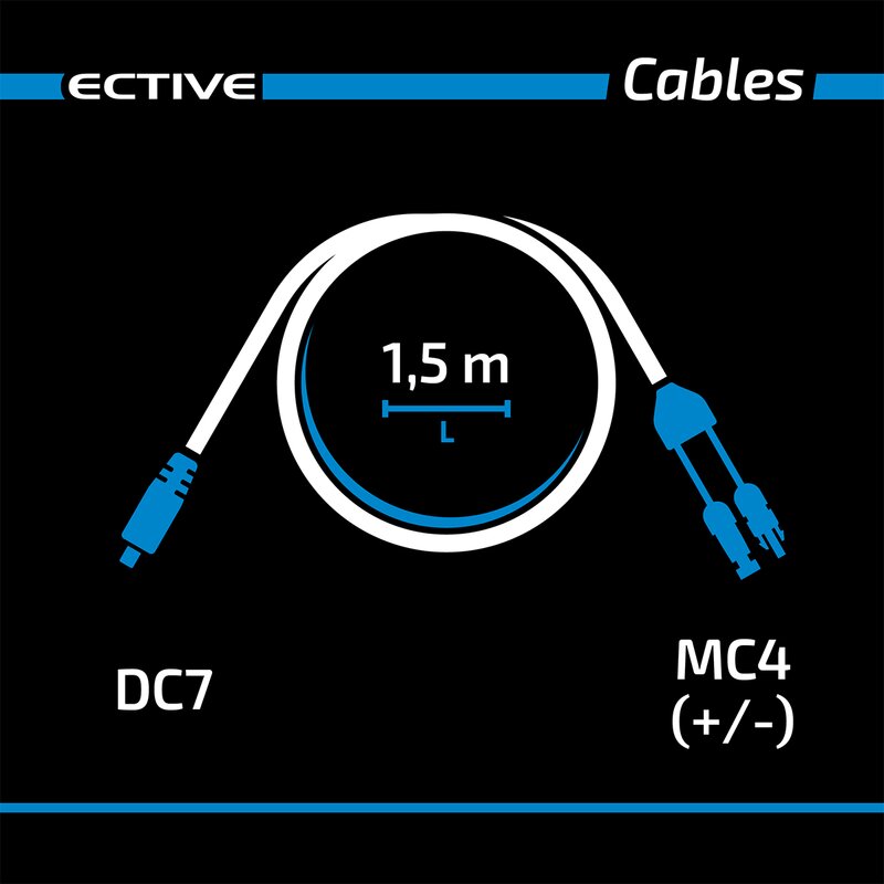 ECTIVE Adapter MC4 zu DC7909 für BlackBox Powerstation