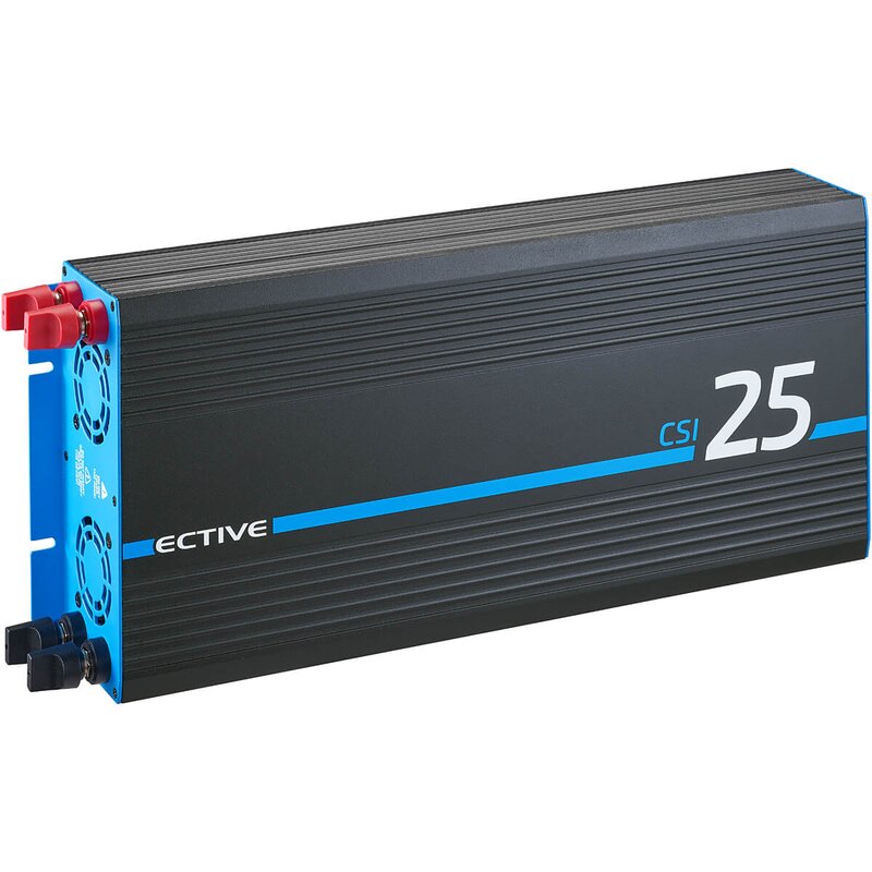 ECTIVE CSI 25 2500W/12V Sinus-Wechselrichter mit Ladegerät, NVS- und USV-Funktion