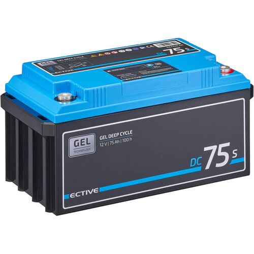 ECTIVE DC S GEL Deep Cycle mit LCD-Anzeige Versorgungsbatterie