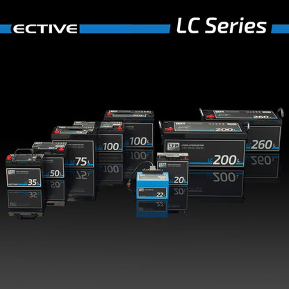 ECTIVE LC BT 12V to 24V LiFePO4 lithium supply battery