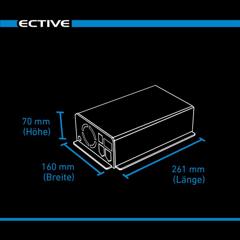 ECTIVE Multiload 75 Pro 75A/12V und 37,5A/24V Batterieladegerät