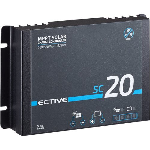 ECTIVE SC MPPT Solar-Laderegler für 12/24V Versorgungsbatterien