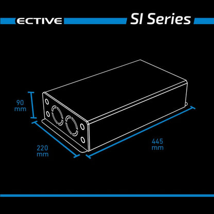 ECTIVE SI 25 2500W/12V Sinus-Wechselrichter mit reiner Sinuswelle