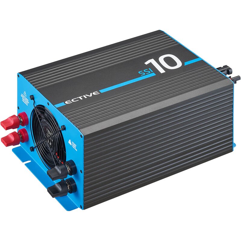 ECTIVE SSI 10 4in1 Sinus-Inverter 1000W/12V Sinus-Wechselrichter mit MPPT-Solarladeregler, Ladegerät und NVS