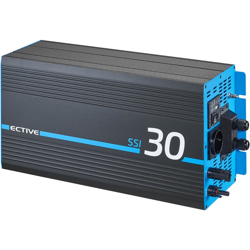 ECTIVE SSI 30 3000W Sinus-Wechselrichter mit MPPT-Laderegler, Ladegerät, NVS- und USV-Funktion