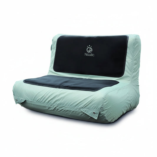 Schlauchbootsitz aufblasbar deluxe 82cm bis 94 cm