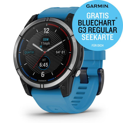 Garmin Quatix 7 + Gratis Bluechart G3 Regular Karte