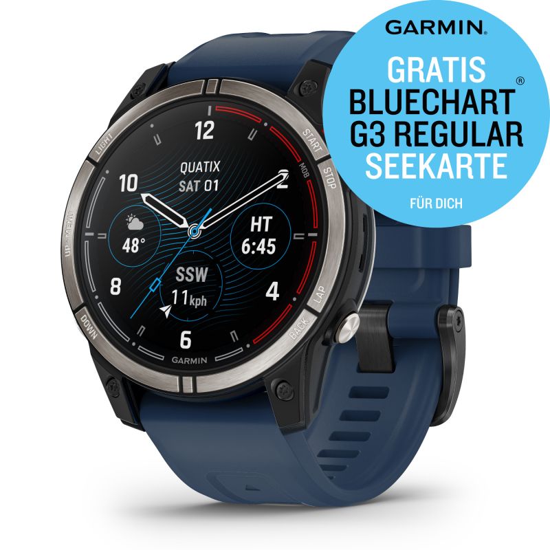 Garmin Quatix 7 Pro + Gratis Bluechart G3 Regular Karte