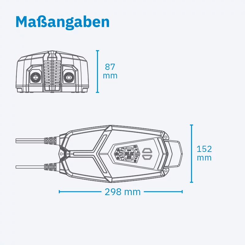 ECTIVE Multiload 24s 24A 12/24V 9-Stufen Batterieladegerät mit Netzteilfunktion