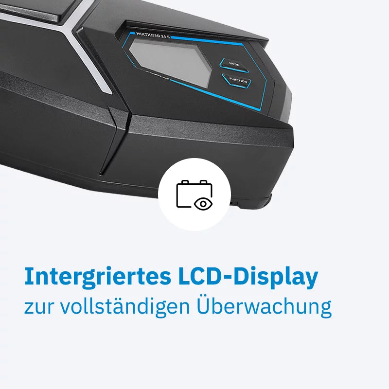 ECTIVE Multiload 24s 24A 12/24V 9-Stufen Batterieladegerät mit Netzteilfunktion