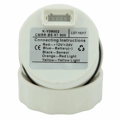 KUS Ruderlageanzeige schwarz mit Edelstahllünette